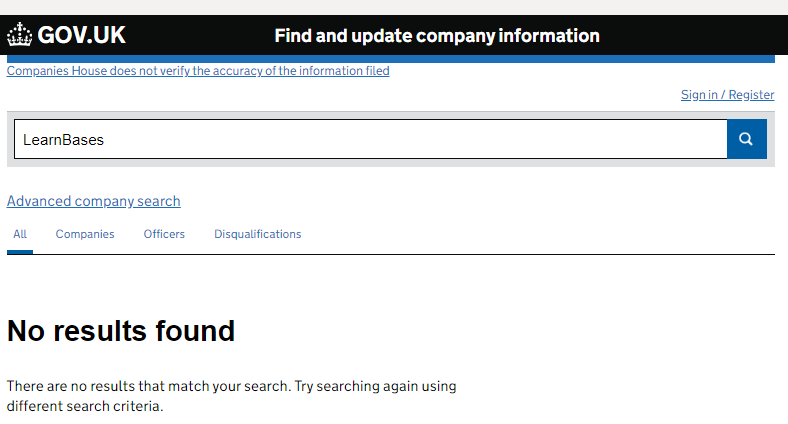 LearnBases - Companies House